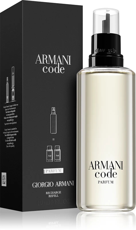 Armani Code Parfum vīriešu smaržu uzpilde Uzpilde