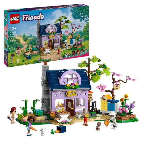 LEGO Friends 42669 Biškopja māja un puķu dārzs<br>