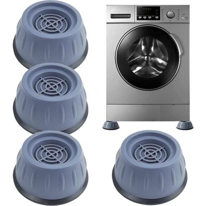 Wasmachinevoetjes - ZHUODIKE - Universeel voor wasmachines en drogers - Antivibratie - Wit