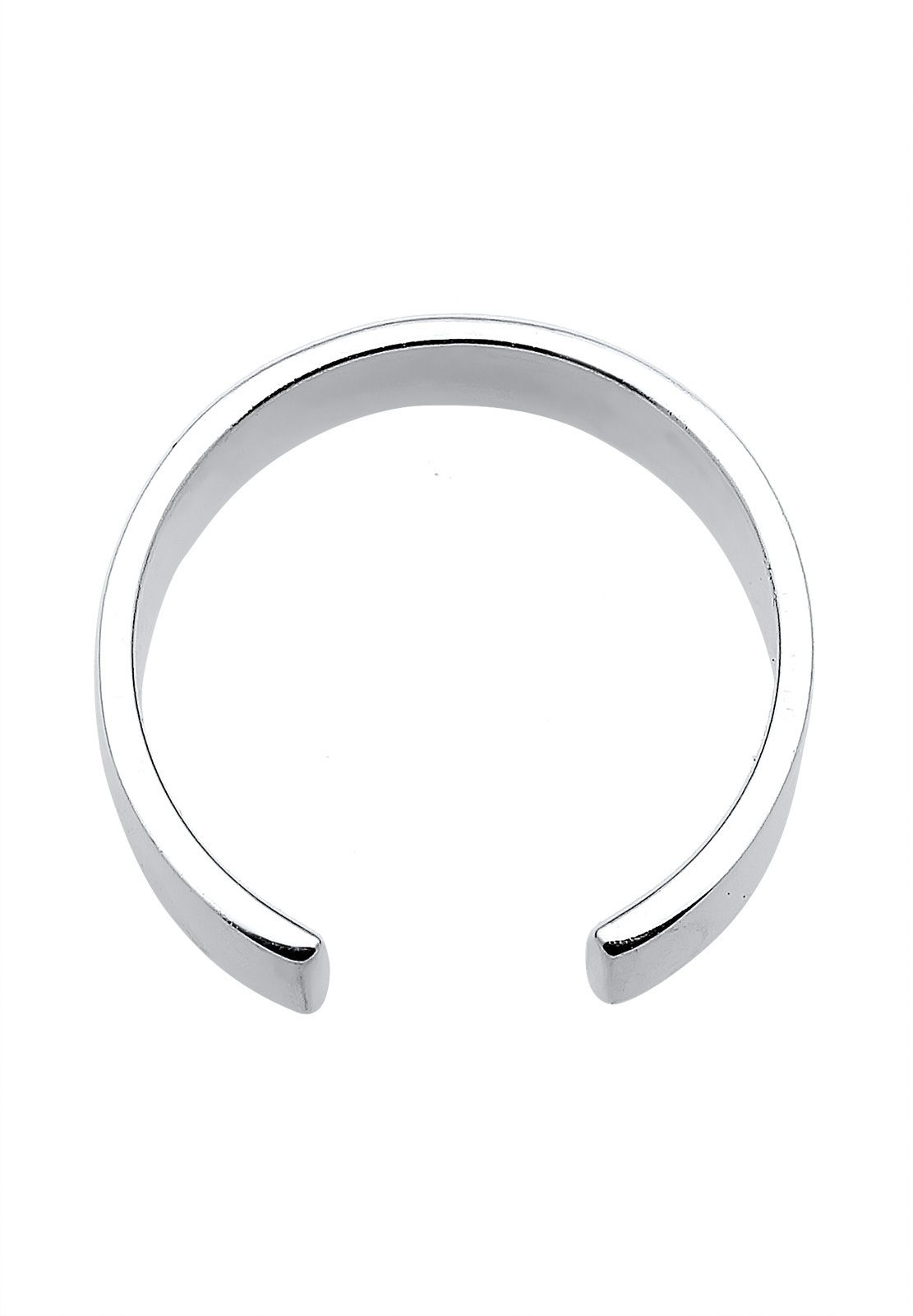 Elli MIDI Geo Minimal Bague Femme Plaqué Or Argent (925/1000)