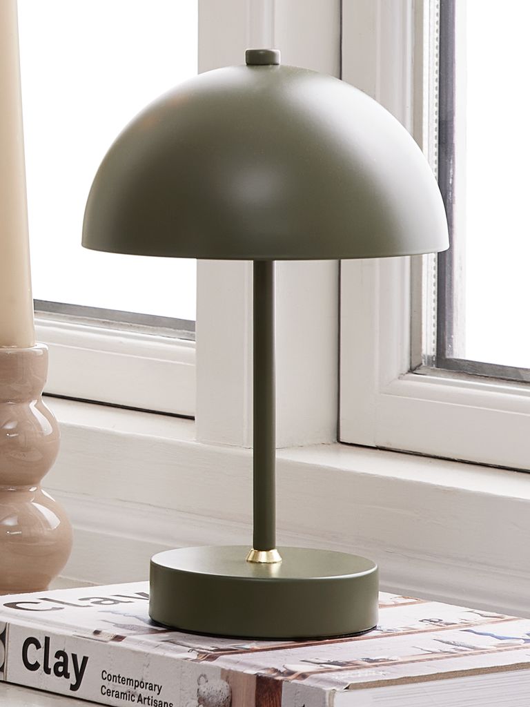 KENT KENT svjetiljka na baterije Ø16xV25cm zelena s gumbom i timerom