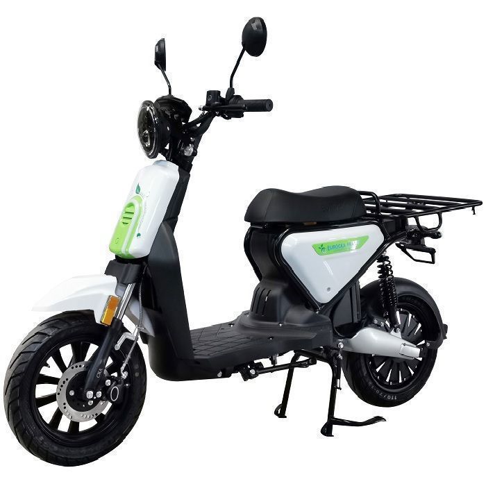 EUROCKA CKA EXPRESS elektrische scooter, wit, levering, verwijderbare 60V 29Ah lithiumbatterij, actieradius van 60 km