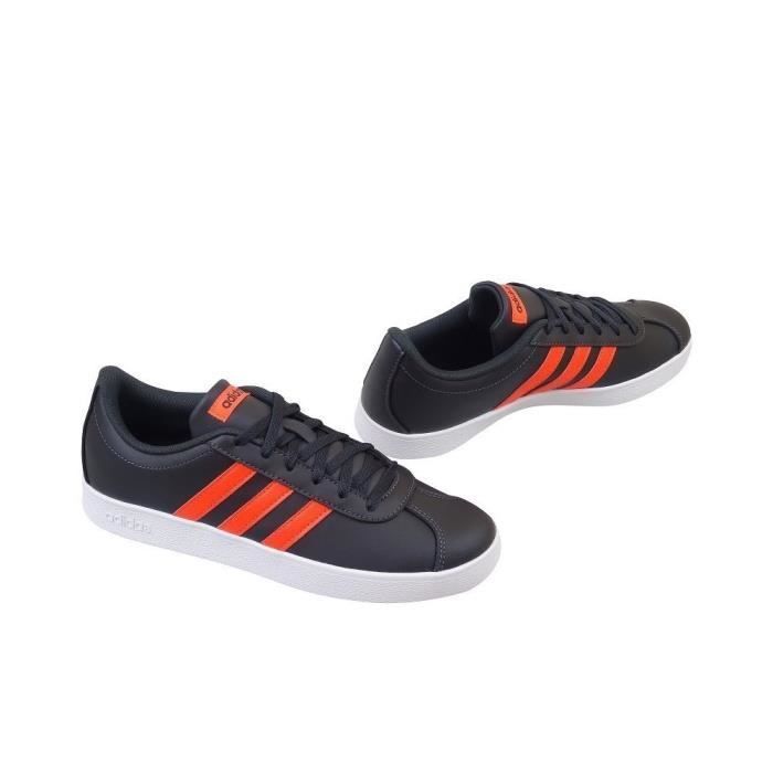 Baskets Adidas VL Court 20 K - Mixte - Noir - Adulte