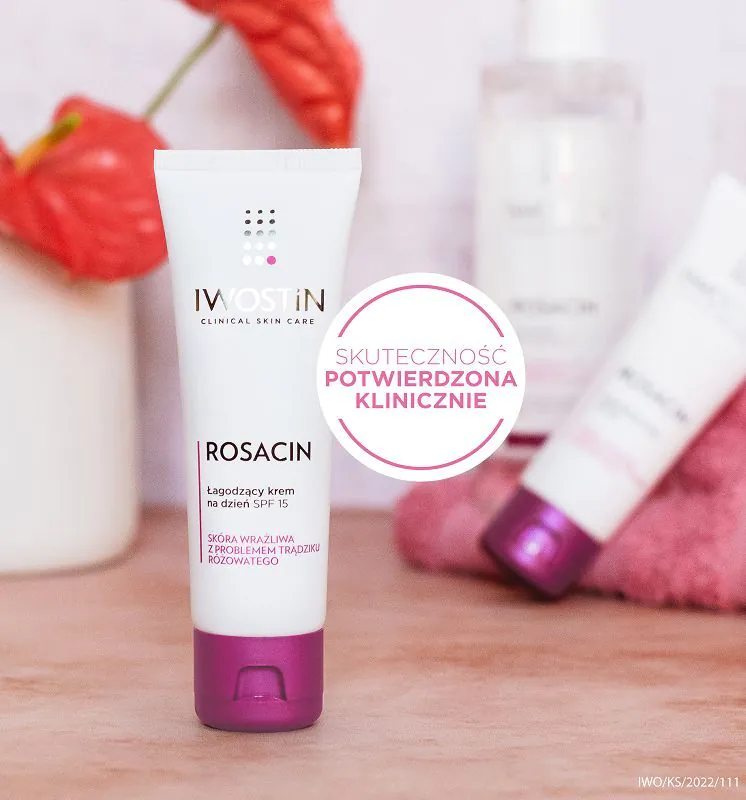 Iwostin Rosacin Łagodzący krem na dzień SPF 15