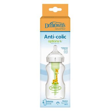 Dr. Brown's bočica za bebe sa širokim grlom protiv kolika 3M 270 ml