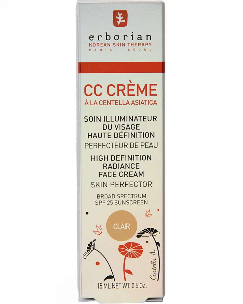 ERBORIAN CC ΚΡΕΜΑ ΥΨΗΛΗΣ ΕΥΚΡΙΝΕΙΑΣ SPF 25 ΓΙΑ ΛΑΜΨΗ ΠΡΟΣΩΠΟΥ