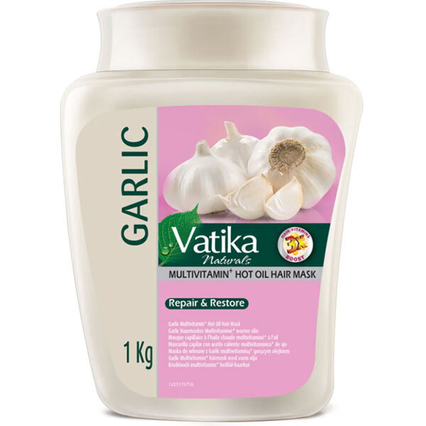 Dabur Vatika Naturals Głęboka maska do włosów z czosnkiem