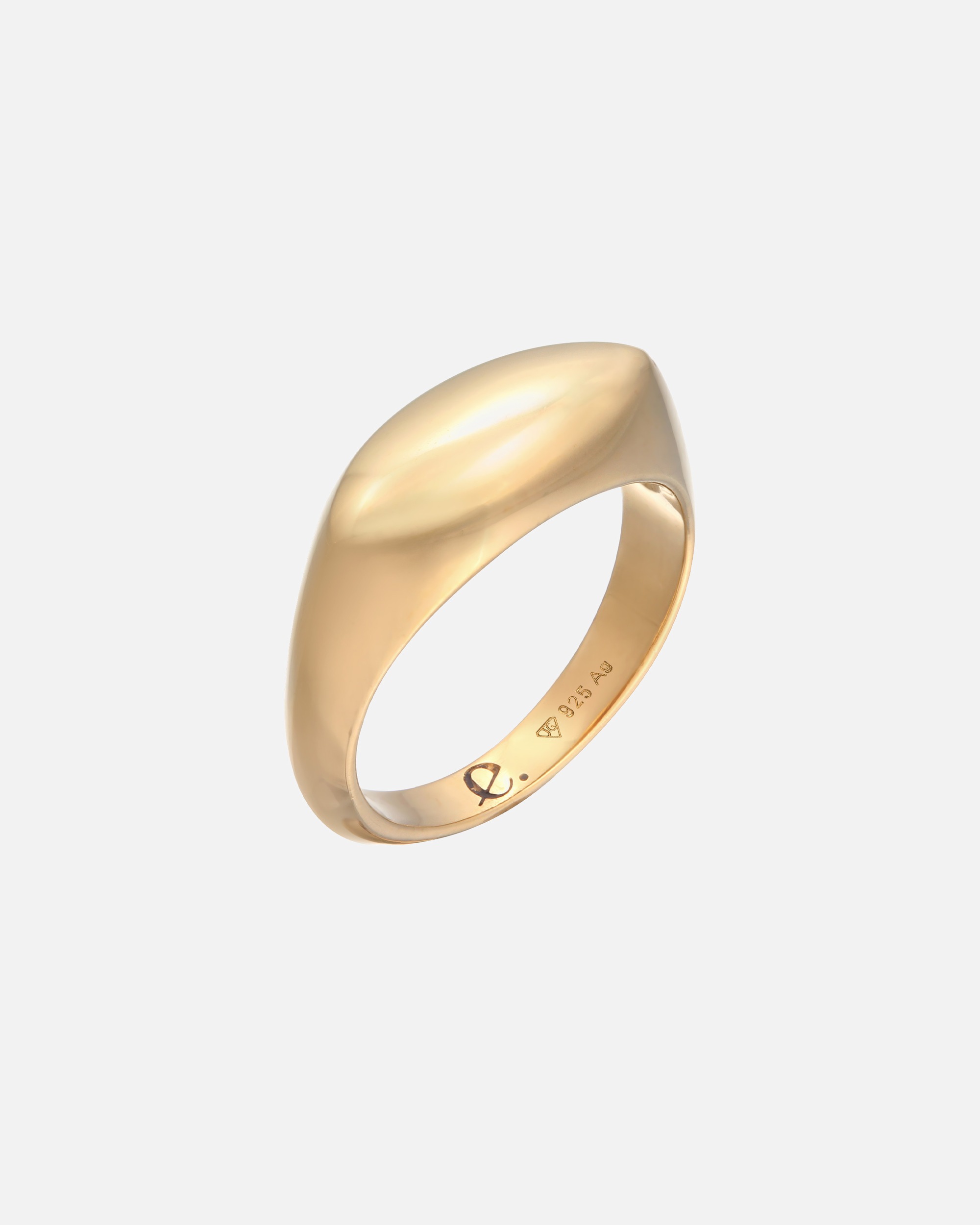 Elli PREMIUM Elli PREMIUM Bague Femmes Sceau Marquise Design Basic en argent sterling 925 rhodié