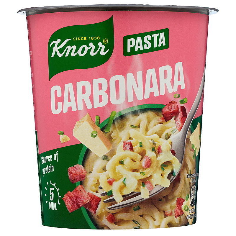 Knorr Carbonara 63 g tazza snack Knorr