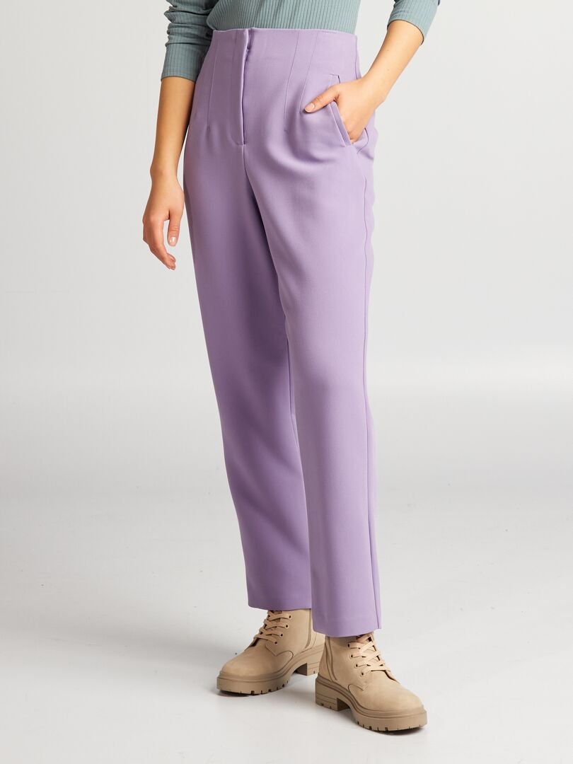 Rechte broek - PAARS