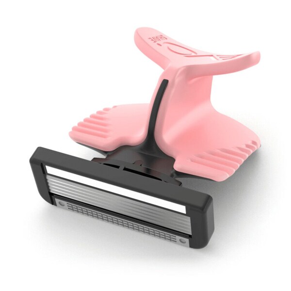 Startovací sada holicích strojků EvoShave Series 3 System v pudrově růžové barvě
