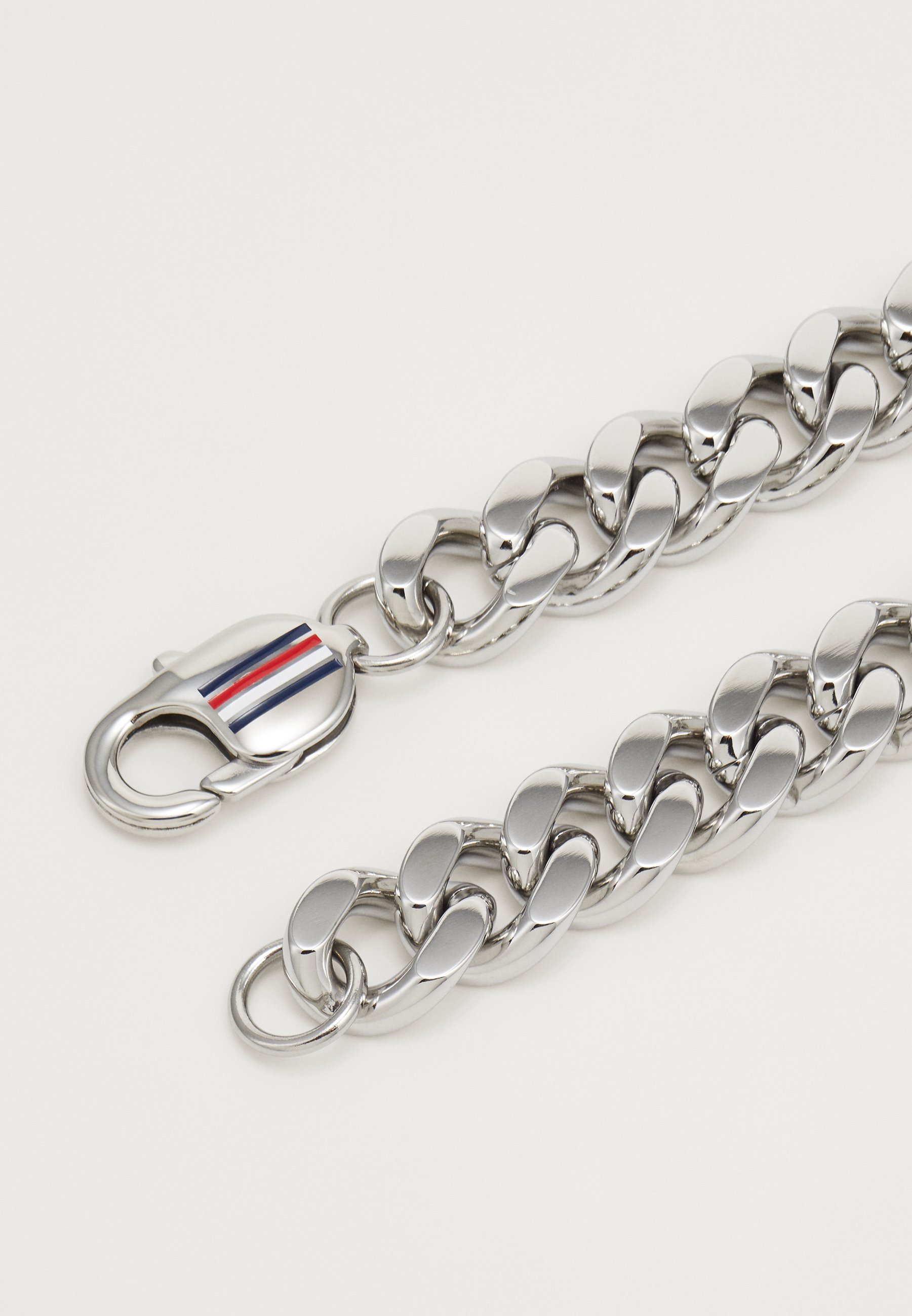 Colar Tommy Hilfiger Chain Unissex - cor prata