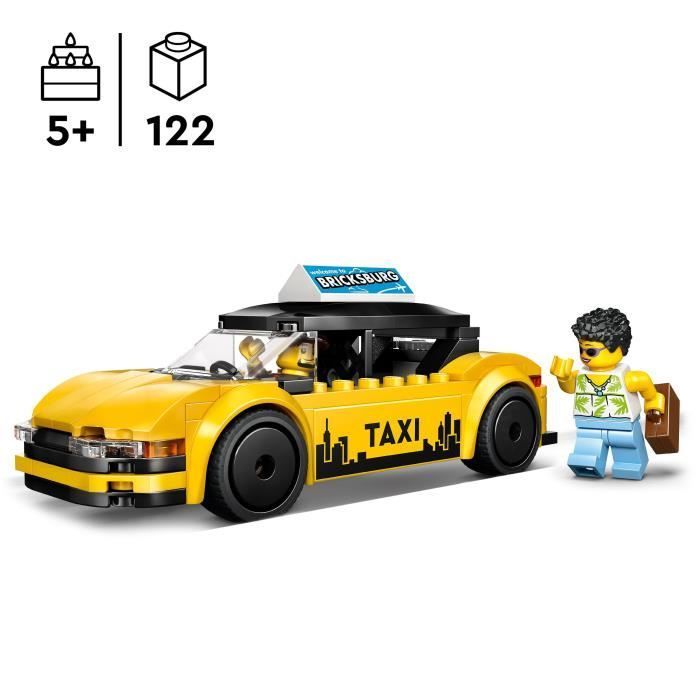 LEGO City 60487 Yellow Taxi - Toy Car for Boys or Girls Ages 5+ - Gift Idea
