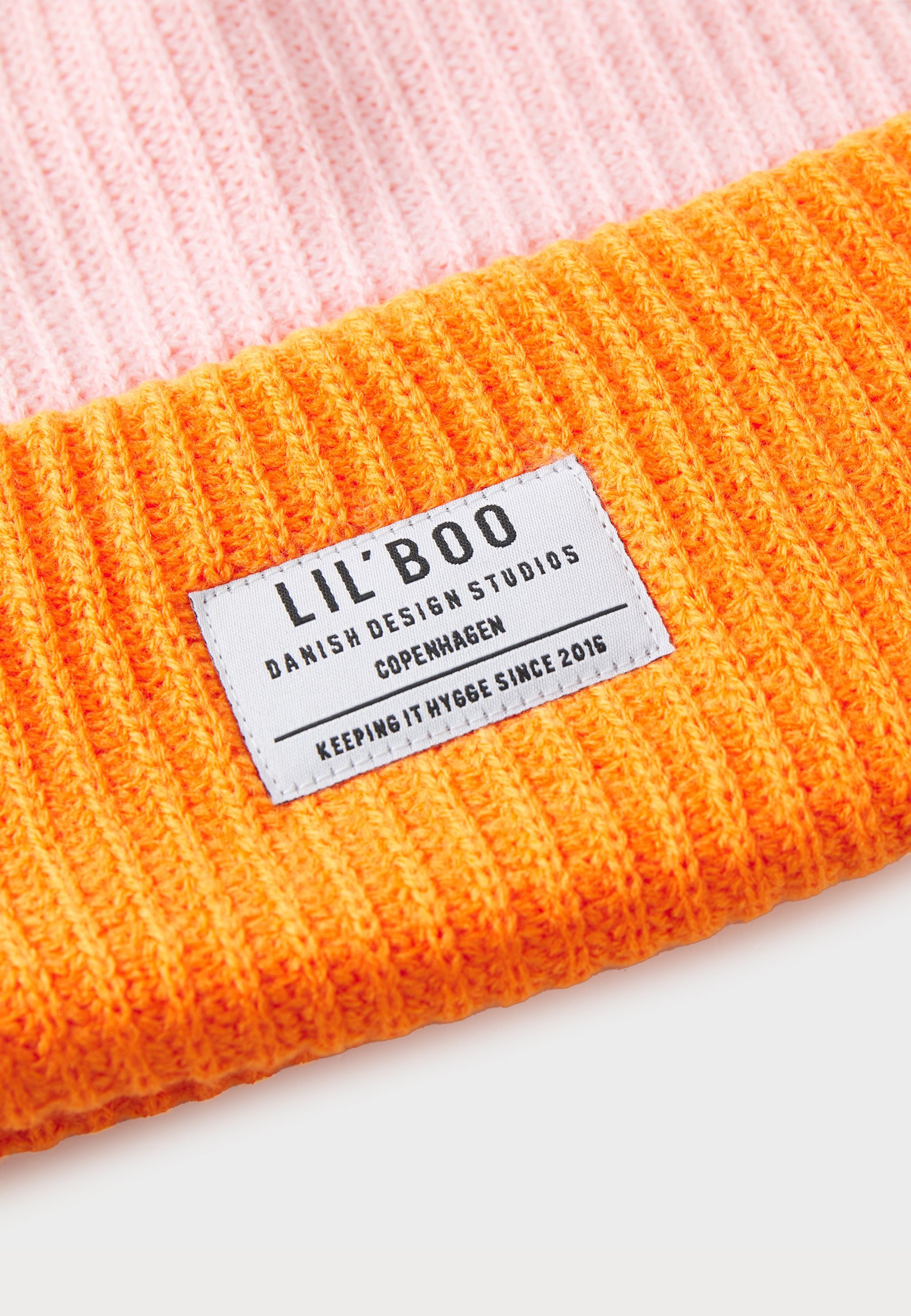 Berretto unisex Lil'Boo BLOCK HYGGE - Berretto - rosa/arancione