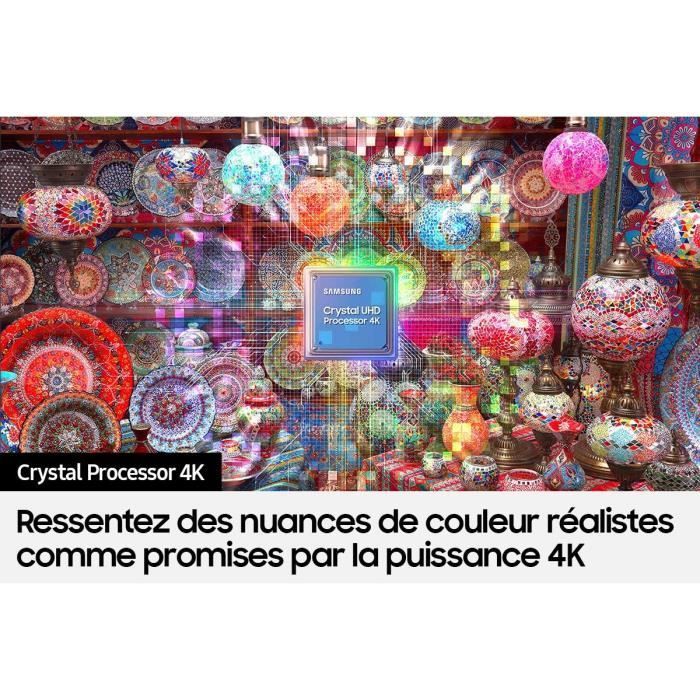 Samsung 65CU7025 - TV LED de 65'' (163 cm) - 4K UHD 3840x2160 - Crystal UHD - Smart TV - Gaming HUB - 3xHDMI - WiFi