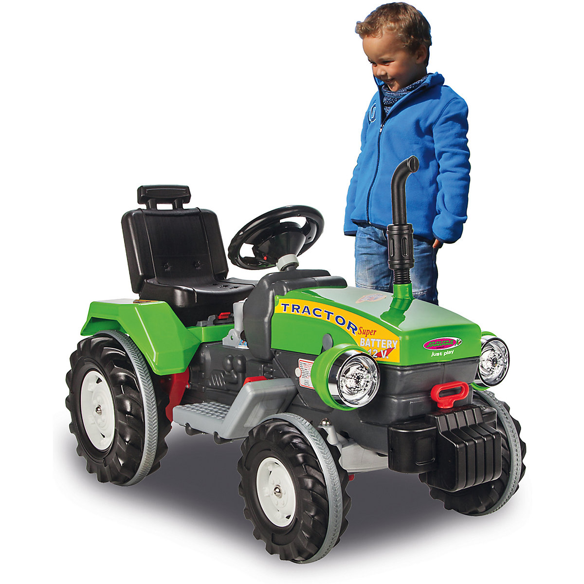 Jamara Aufsitztraktor Power Drag 12V grün