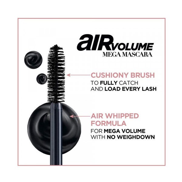 Air Volume Mega Mascara Vattentät | 1UD