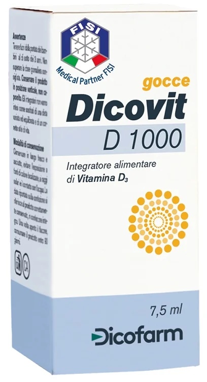 DICOFARM Dicovit D druppels 7,5 ml Vitamine D supplement