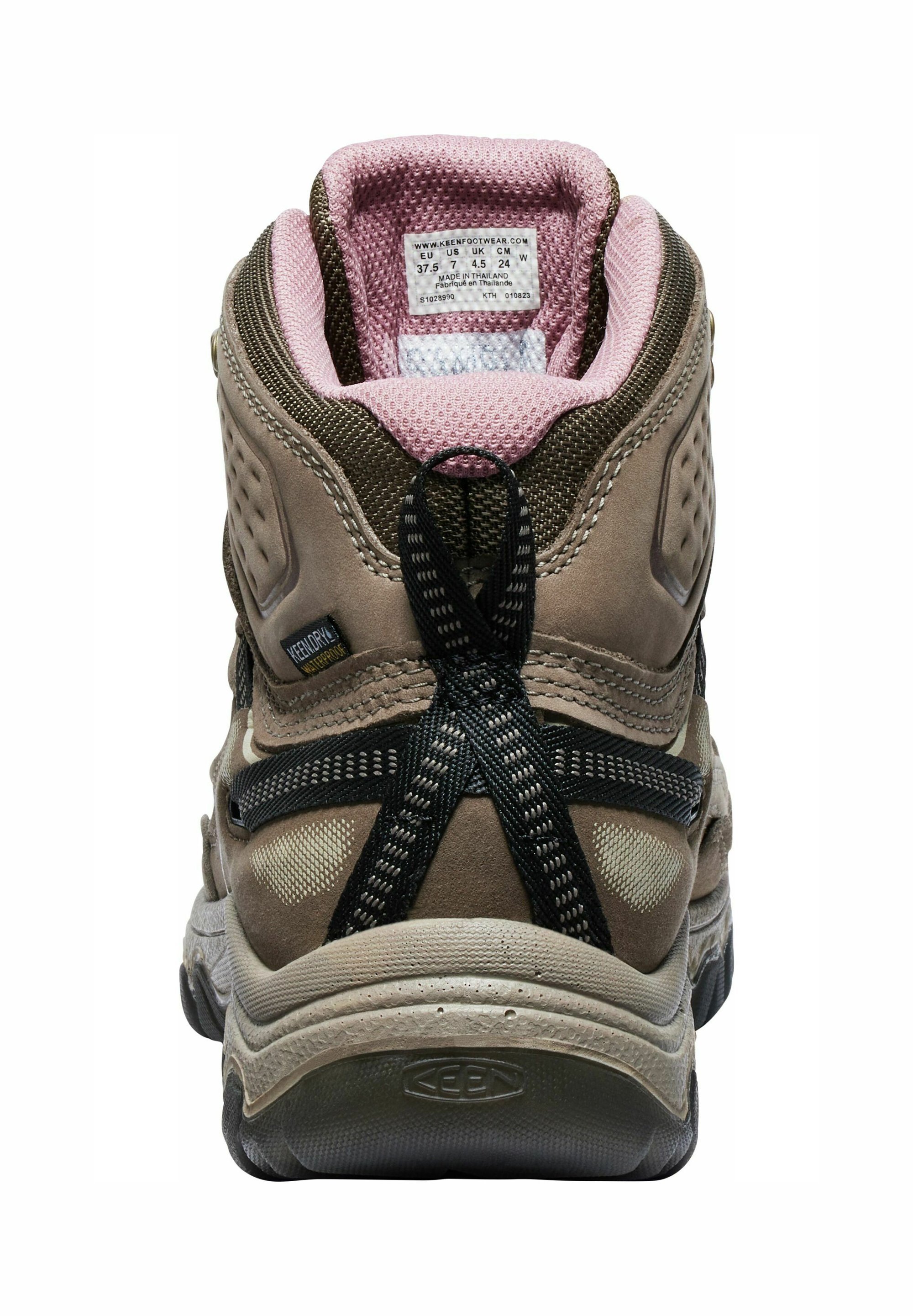 Keen TARGHEE MID - Wandelschoenen - bruingrijs roze