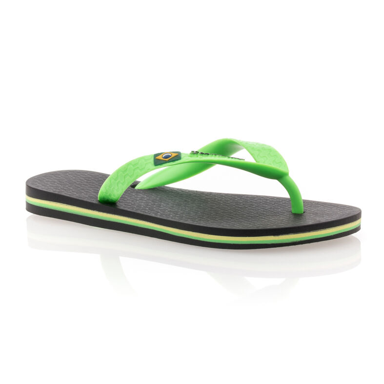 Svarte gutteflip-flops / Thong-sandaler