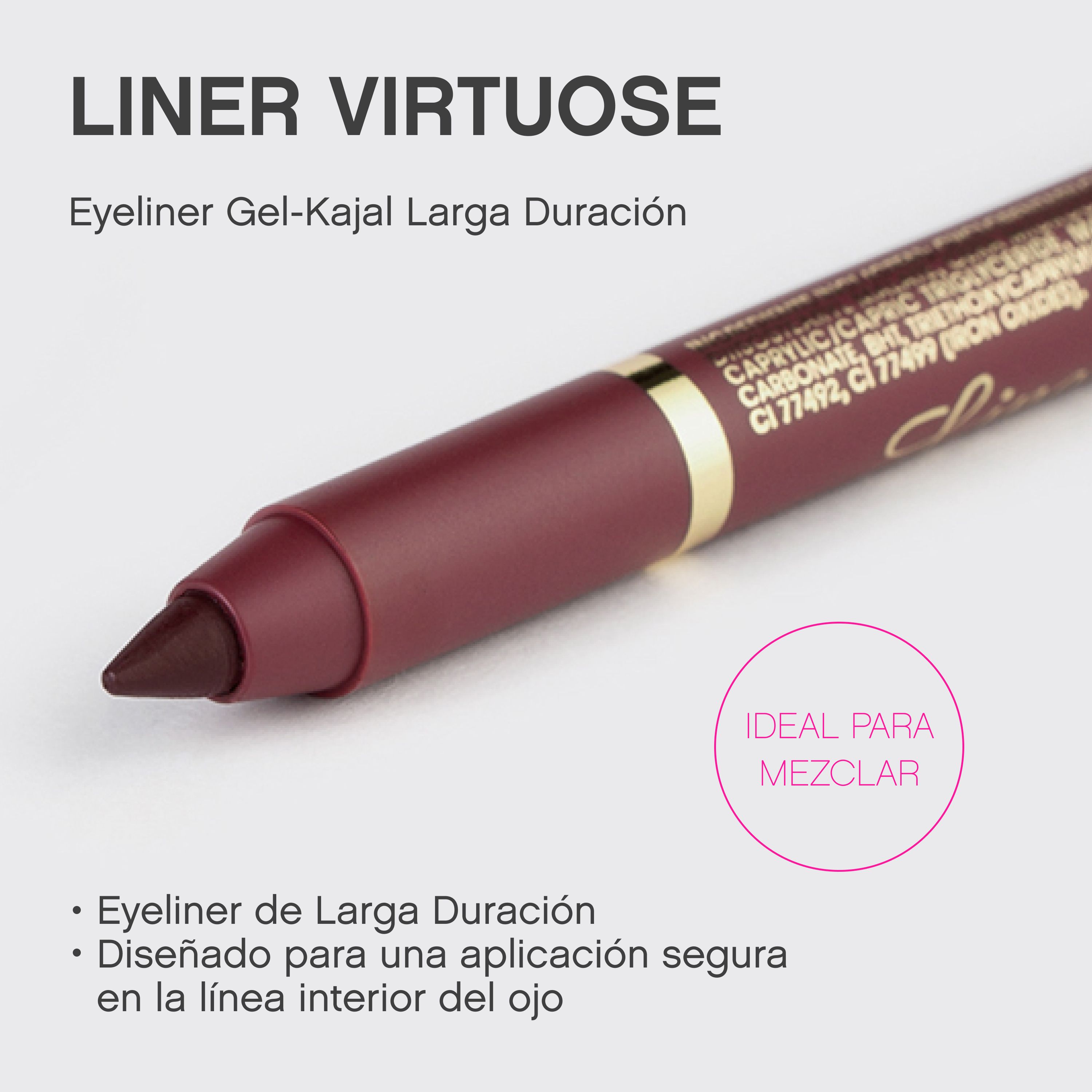 Virtuose Kajal Liner acu zīmulis Acu laineri un acu zīmuļi
