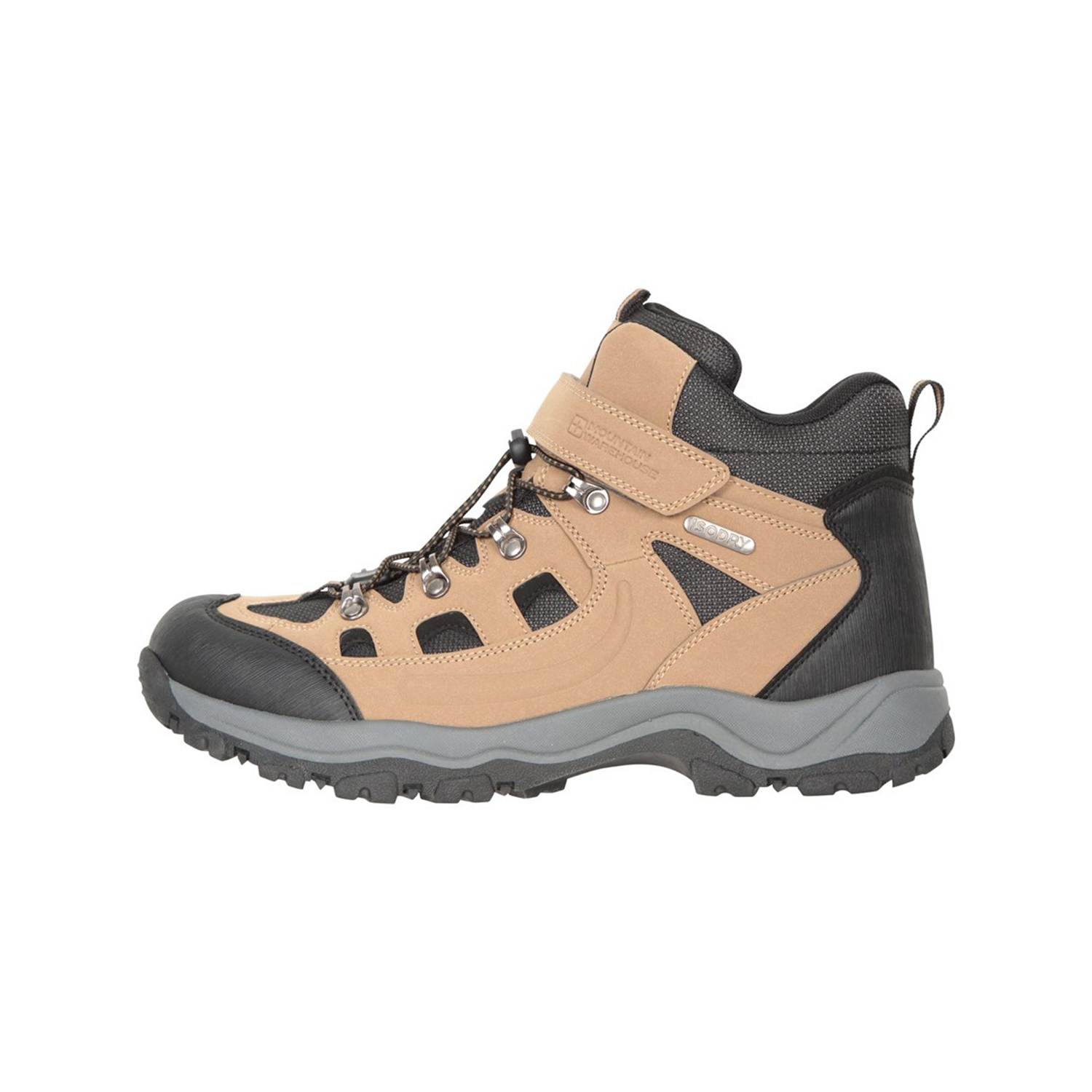 Mountain Warehouse laarzen van imitatie suède met klittenbandsluiting