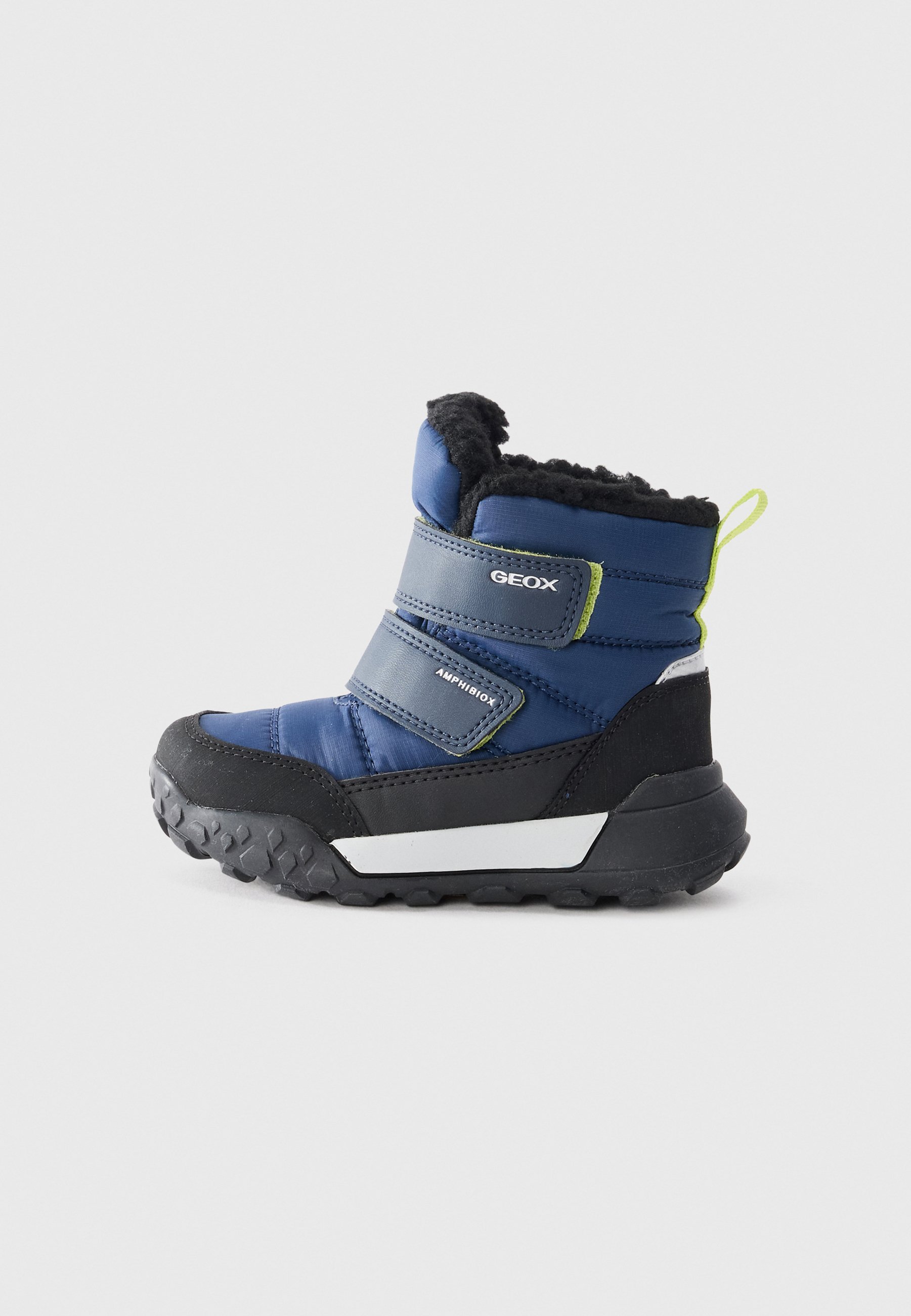 Geox TREKKYUP - Scarpine per neonati - blu navy/verde lime