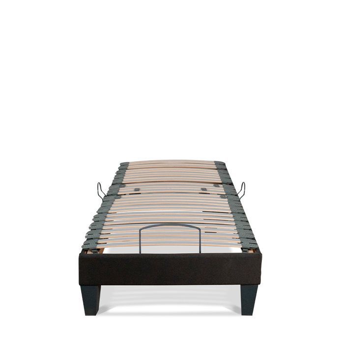 Base de cama eléctrica Amiral de 80x200 cm con somier de láminas