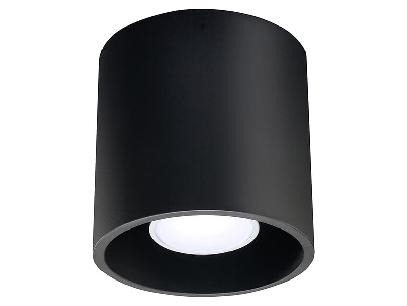Plafon Orbis aluminiowy 10 cm czarny
