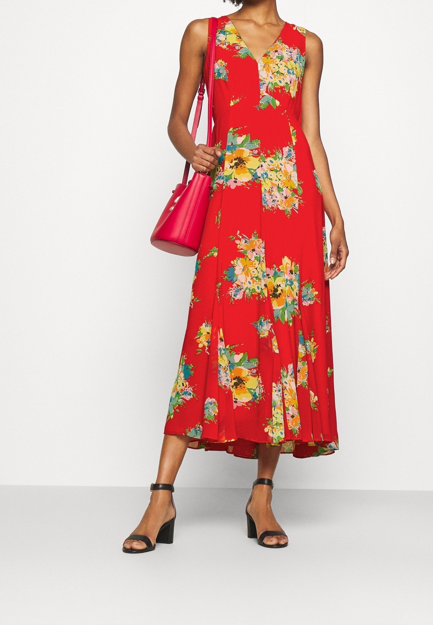 Lauren Ralph Lauren maxi-jurk - rood
