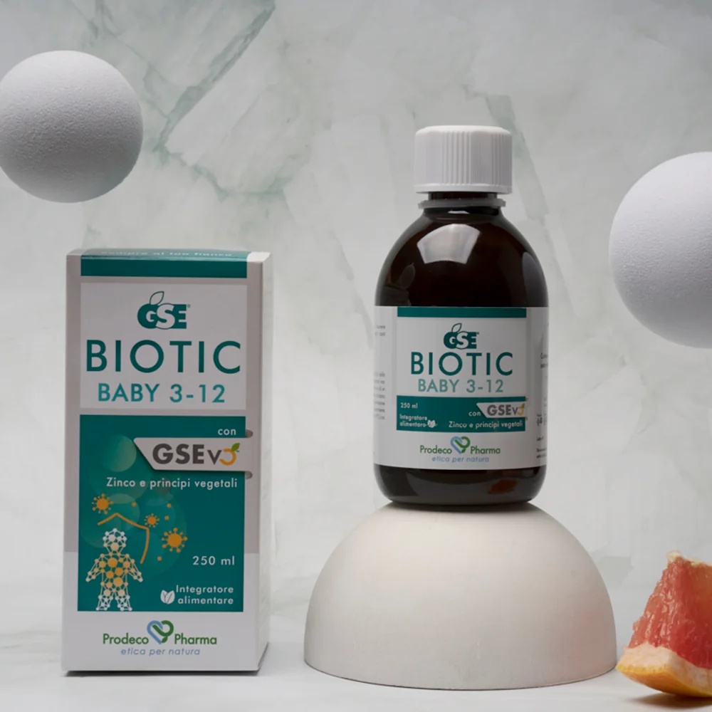 GSE Biotic Baby 3-12 250 ml unterstützt das physiologische Gleichgewicht