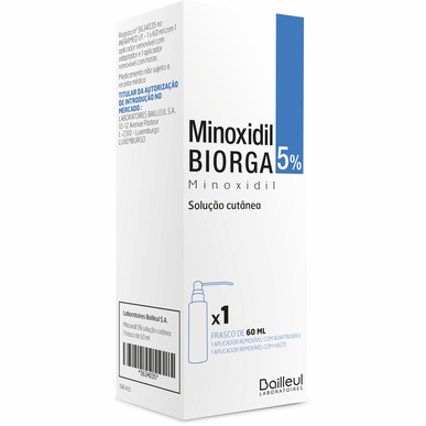 Biorga Minoksidil 5% raztopina za kožo 60 ml 60 ml
