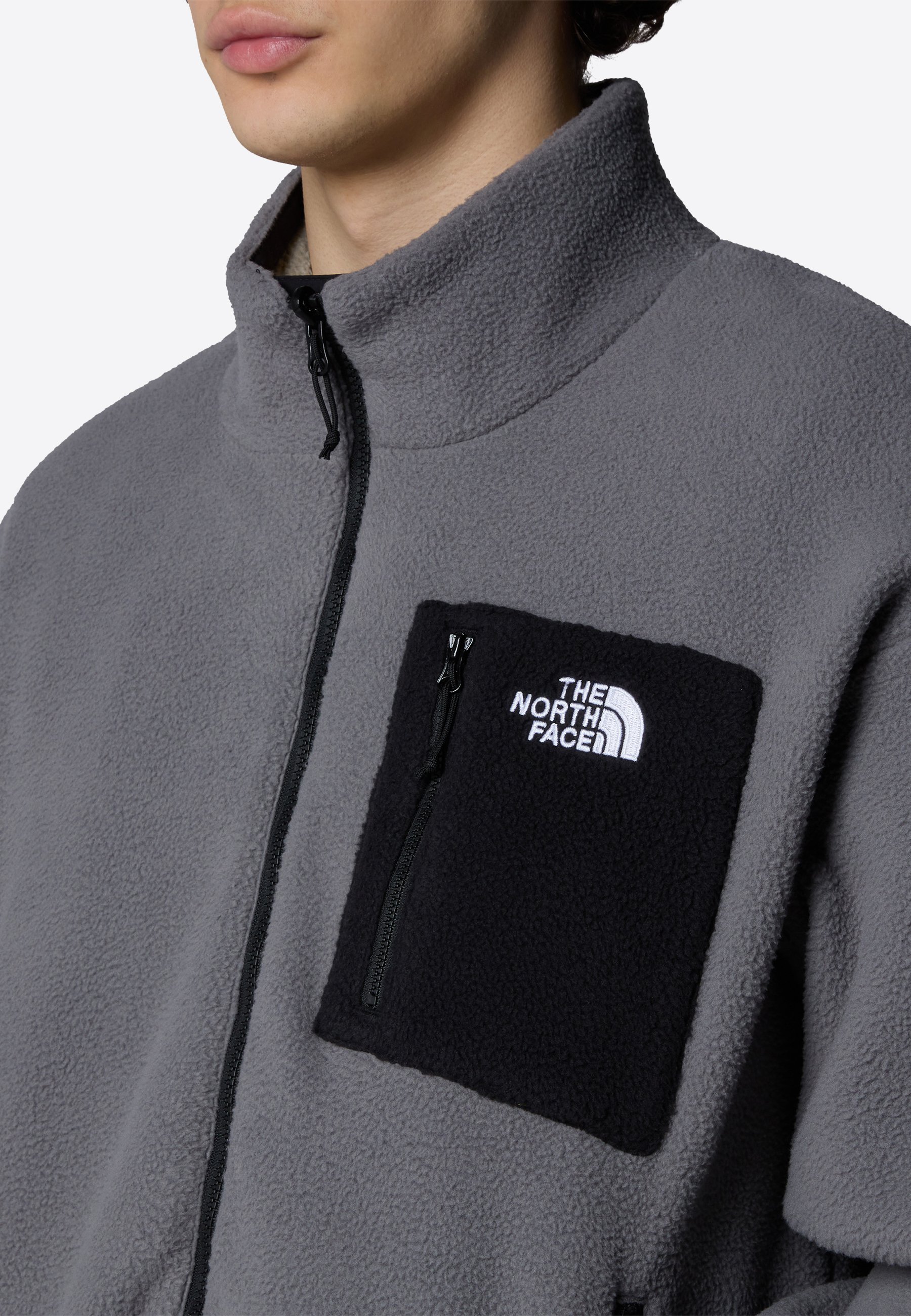 The North Face M YUMIORI REVERSIBLE JACKET - Fleecejack - tnf zwart gerookt parelmoer