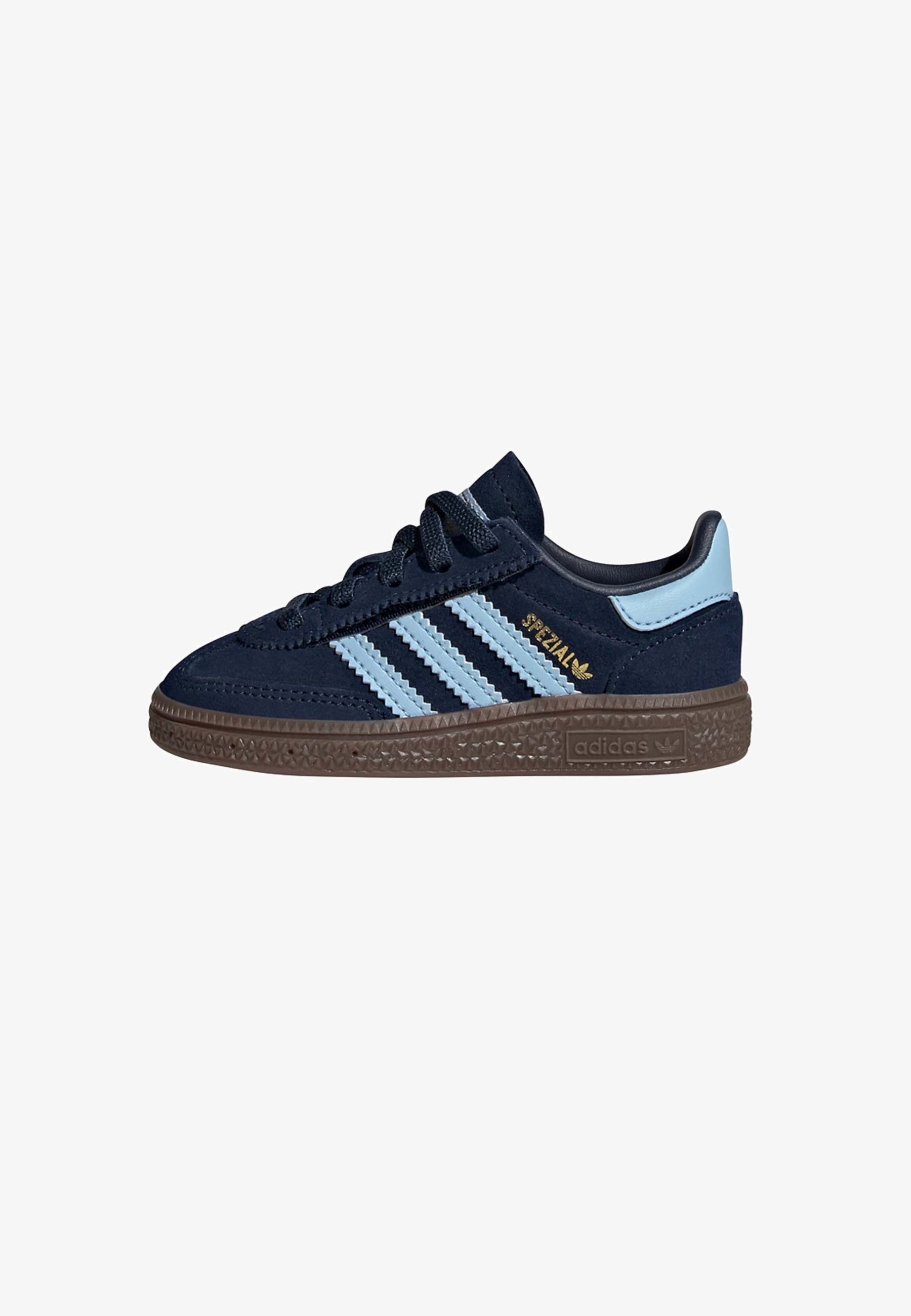adidas Originals HANDBALL SPEZIAL UNISEXE - Chaussures bébé - bleu marine universitaire, semelle gomme transparente