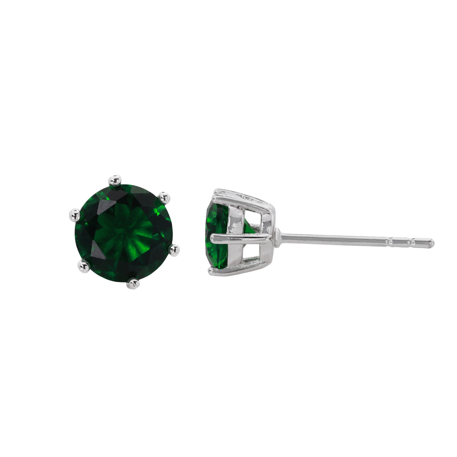 Heideman Boucles d'oreille Steve couleur argentée polie