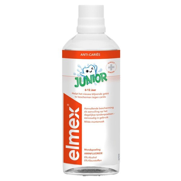 Elmex Junior tečnost za ispiranje usta<br>6-12 godina, 400ml
