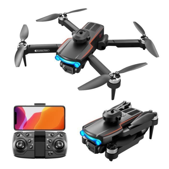 Dragon touch 4K Drone 2 Caméras 2.4G WIFI Moteur sans balais Évitement d’obstacles à 360° avec 2 Batteries 30 Minutes Noir