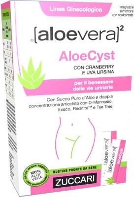 ALOEVERA2 Zuccari AloeVera 2 AloeCyst 15 sticks Complément alimentaire pour la santé des voies urinaires