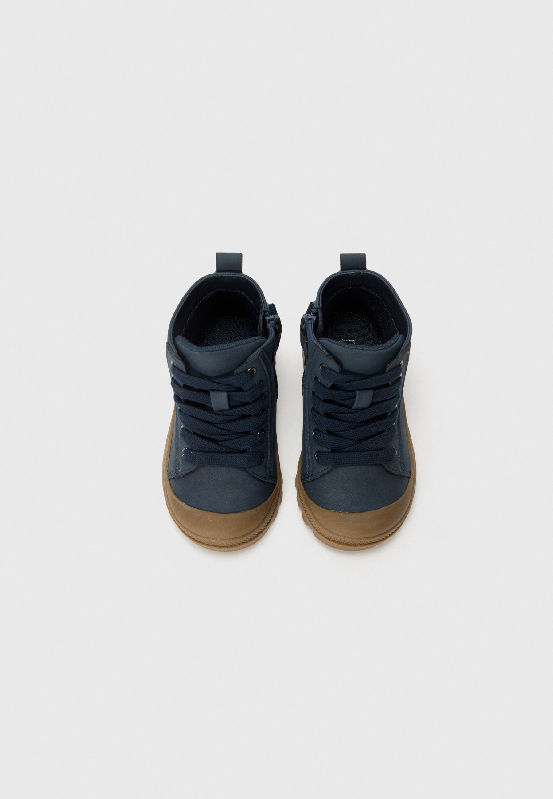 Botas de cano curto com cadarço Friboo - azul marinho