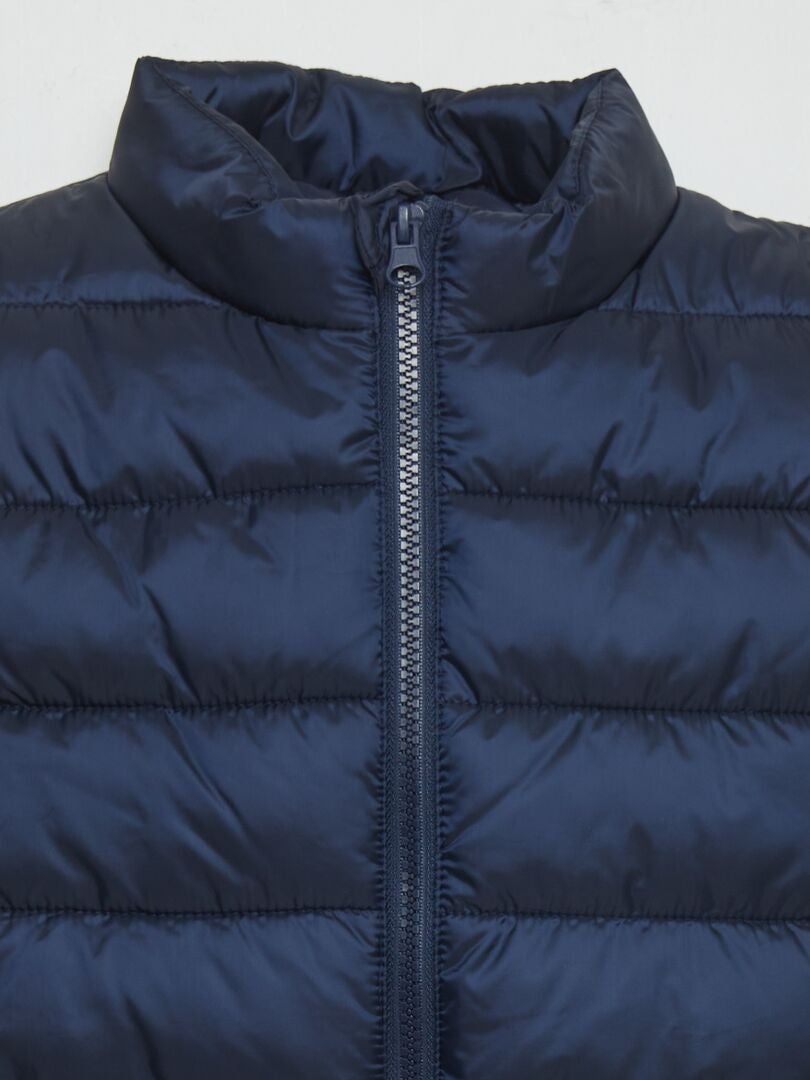 Chaqueta de plumas sin mangas - azul