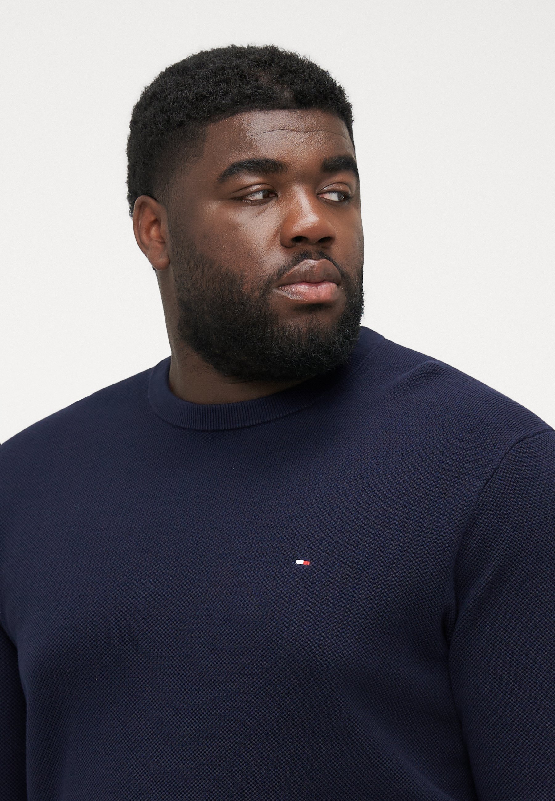 Tommy Hilfiger ESSENTIAL STRUCTURE CREW NECK - Jumper - desert sky