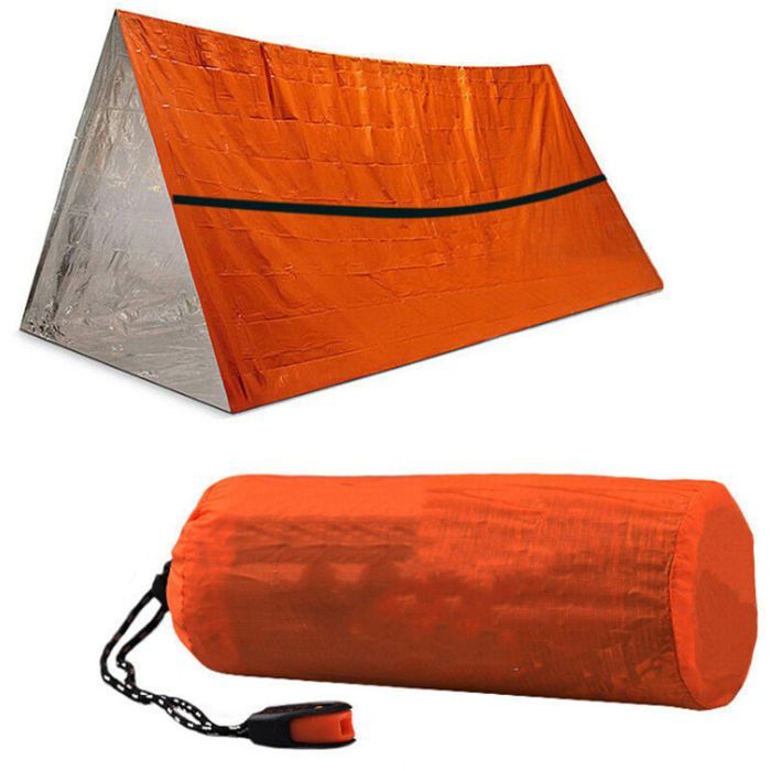 Couverture thermique de premiers secours d'urgence, feuille d'argent, étanche, sac de couchage, équipement de survie, Camping