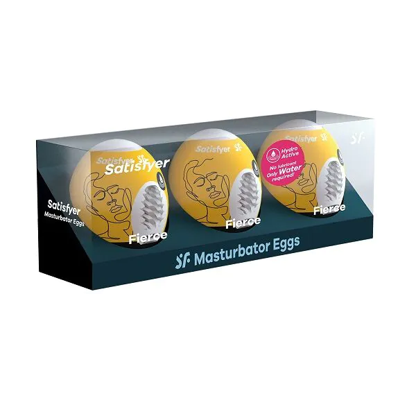 Satisfyer Masturbator Egg 3-częściowy Set Fierce