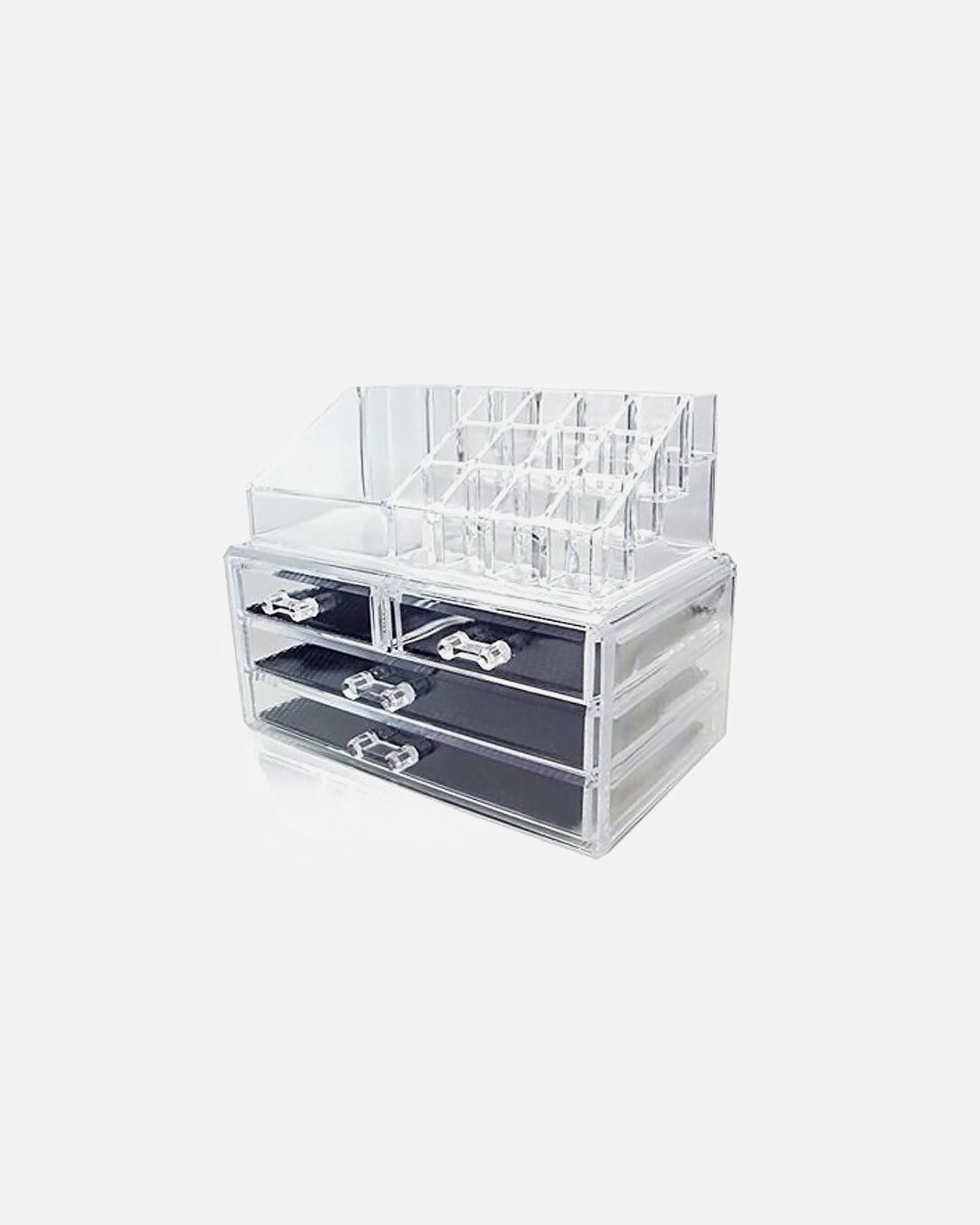 UNIQ Beautycase kosmētikas organizators ar 4 atvilktnēm un 13 nodalījumiem – 1 gab.