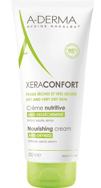 ADERMA Aderma Xera-Confort Voedende Crème 200 ml Voor de huid die is aangetast door xerose.