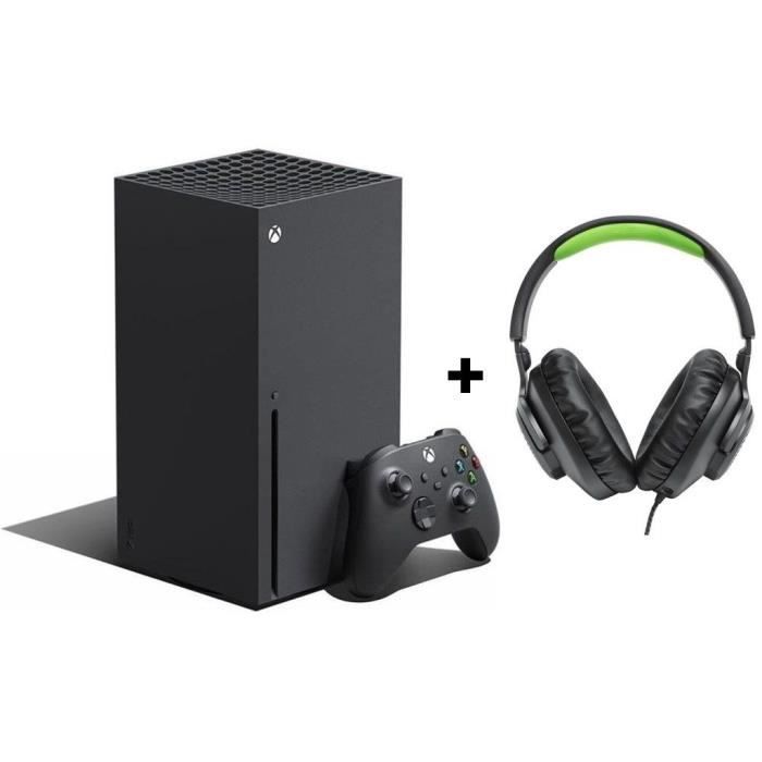 Pack de consola Xbox Series X + auriculares para juegos JBL Quantum 100 para Xbox