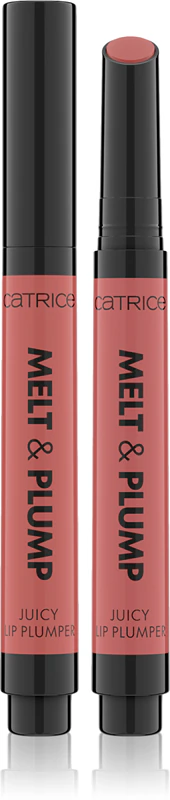 Bálsamo labial Catrice Melt & Plump com efeito de preenchimento.