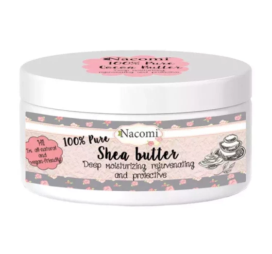 Nacomi naturalne czyste masło shea do ciała 100 ml