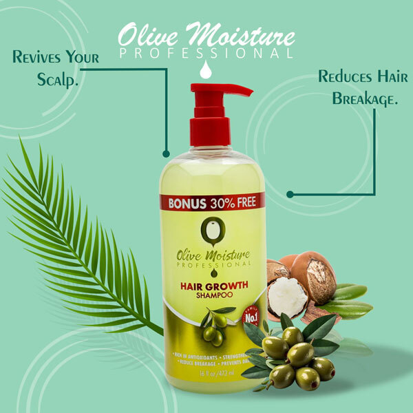 Olive Moisture professzionális hajnövesztő sampon