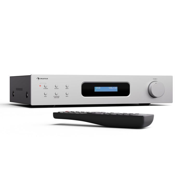 Amplificatore HiFi - AUNA - Art22 DAB+ BT - 2x60W - Bluetooth - Radio DAB+ - CD/DVD